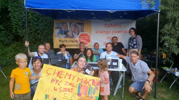 W sobotę odbył się Ogólnopolski strajk dzieci do szkół